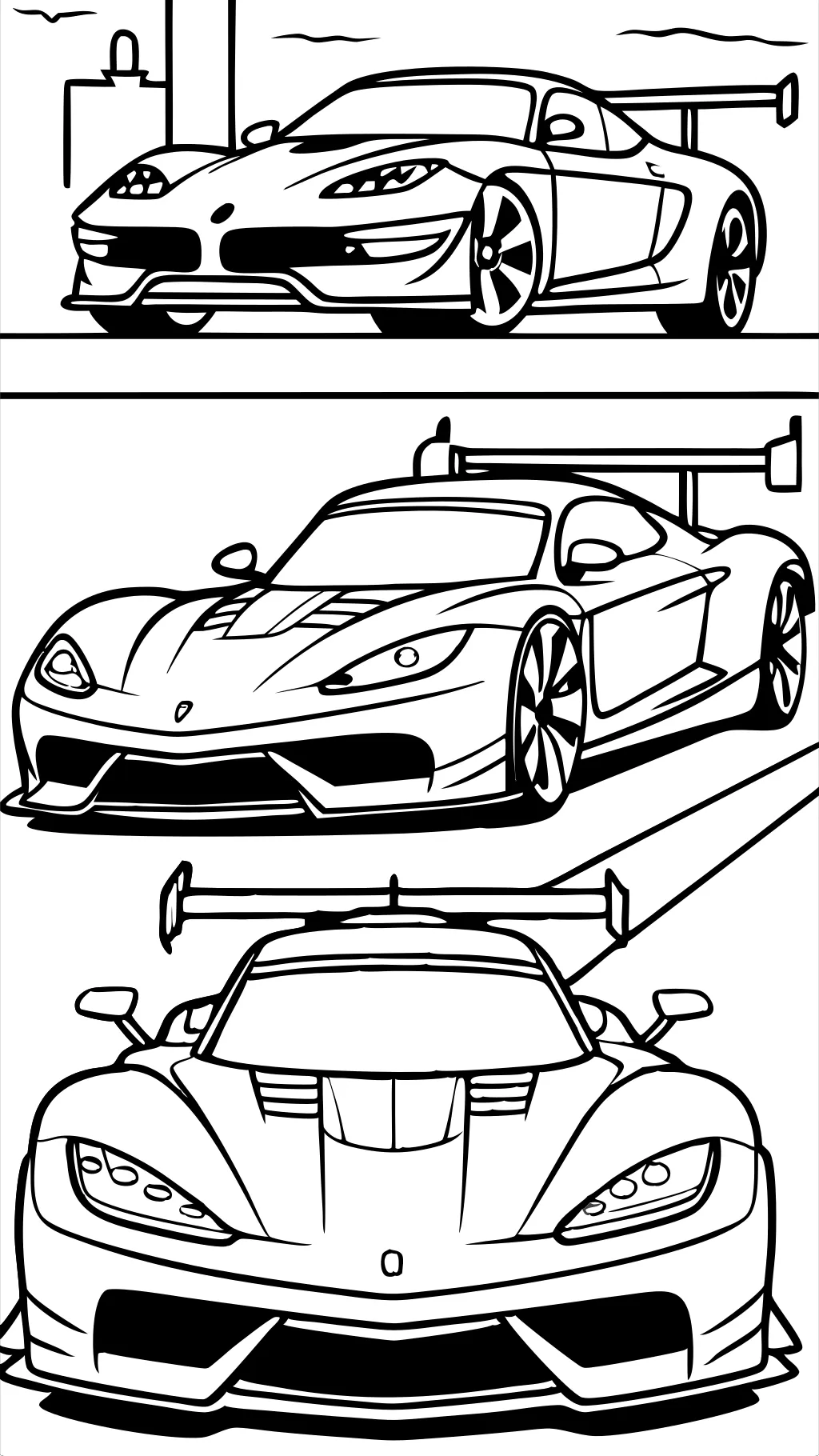 Koenigsegg para colorear